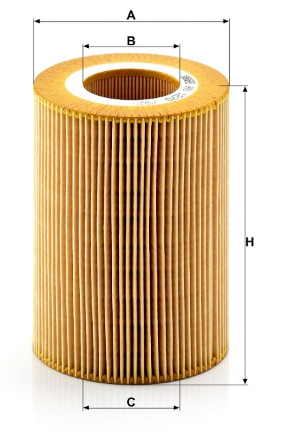 YAG FILTRESI DAF  95 XF CF 85 EURO 3 1397764 A-113mm B-56mm C-56mm H-150mm
